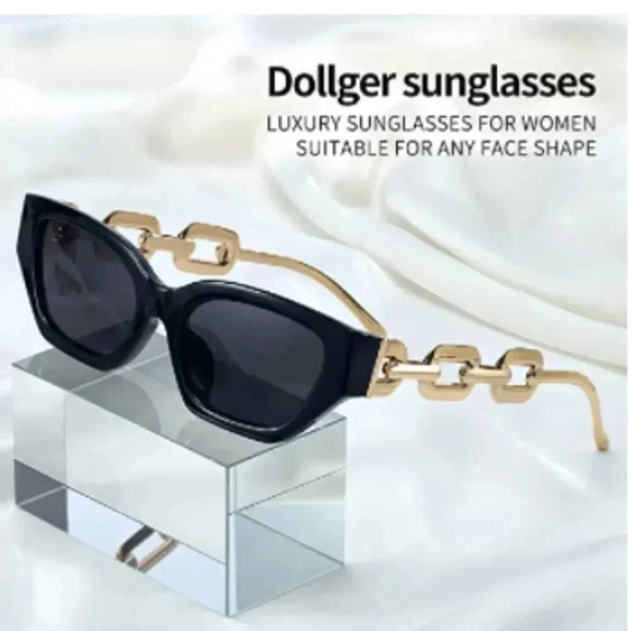 EXCLUSIVECB RIMLESS LUXURY GOLD GLASSES main image 4